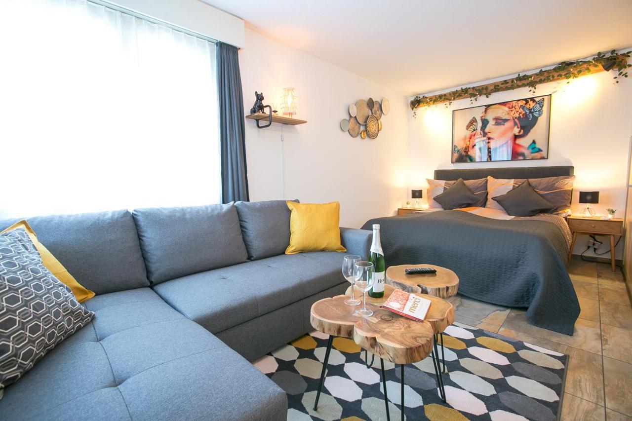 Spirit Apartments - Studio 2 - Kueche - Parkplatz Engelberg Exteriér fotografie