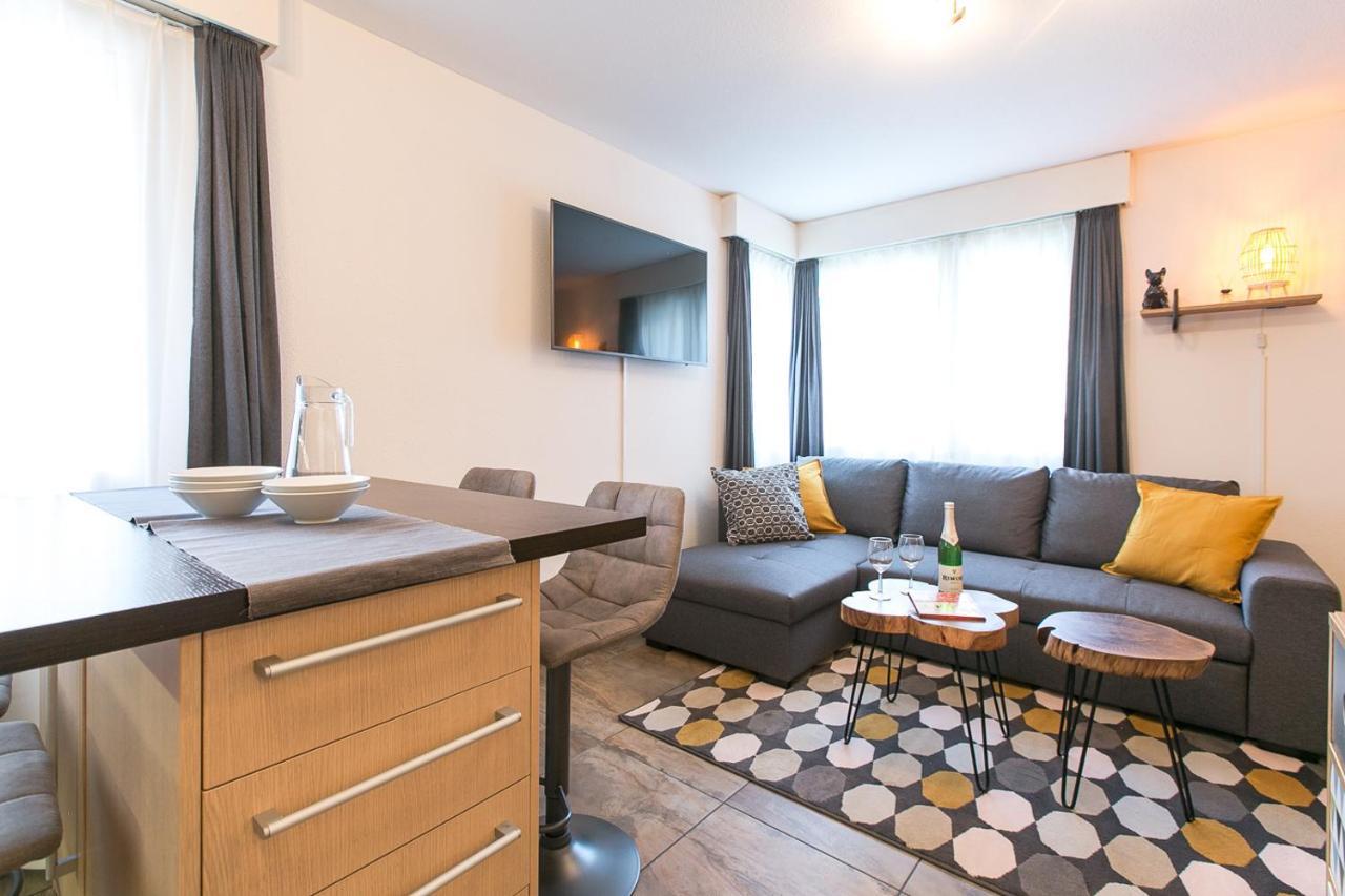 Spirit Apartments - Studio 2 - Kueche - Parkplatz Engelberg Exteriér fotografie